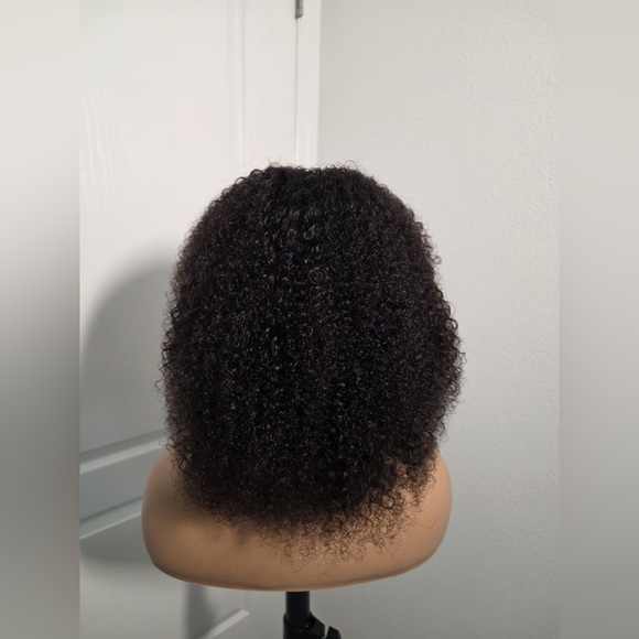 12” Kinky Curly 13x4 Lacefront Human Hair Wig - Picture 4 of 13